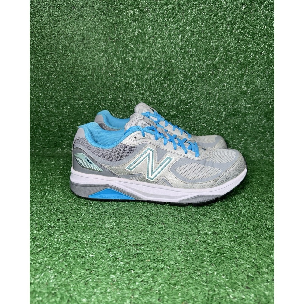 New Balance 1540v3‎ Womens Size 11 Blue Grey Mesh Running Shoes Comfort Sneakers